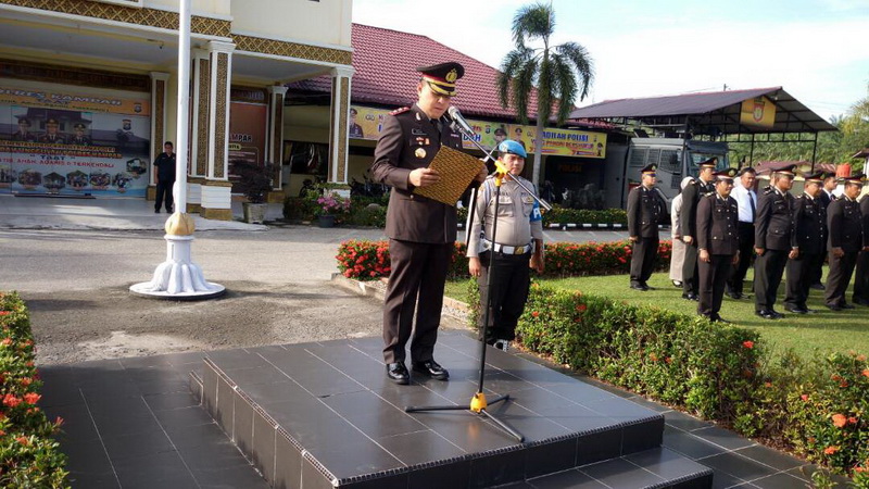 Polres Kampar Gelar Upacara Hari Pancasila Penuh Hikmah